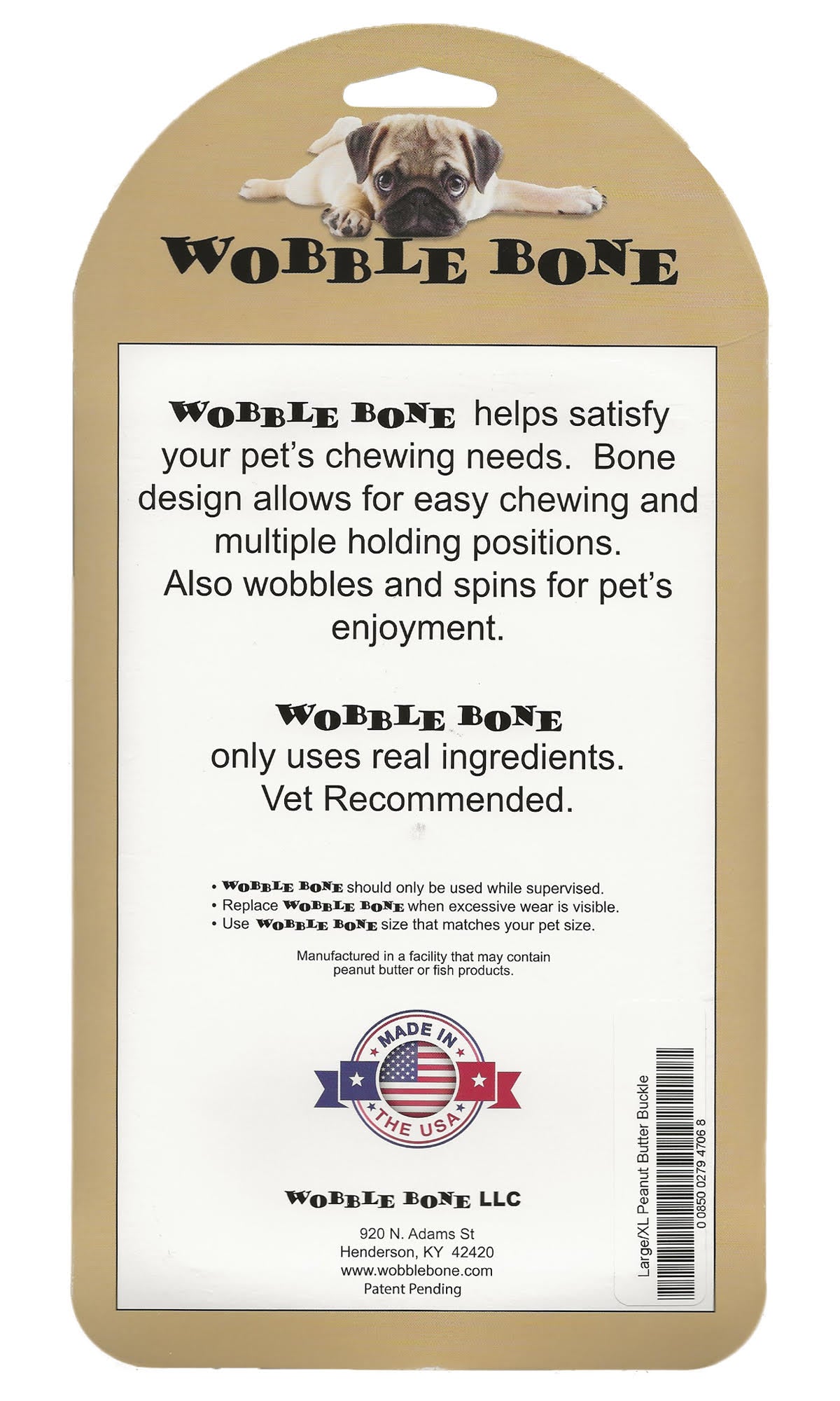 Peanut Butter Buckle - L/XL